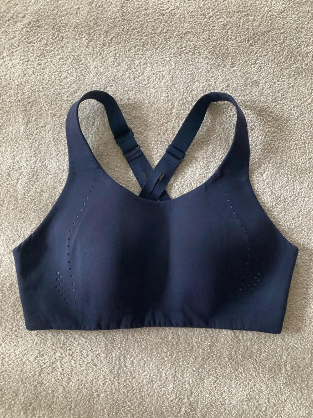 Lululemon AirSupport Bra - High Support Sports Bra - True Navy / River Blue